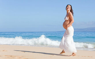 Поездки к морю при беременности